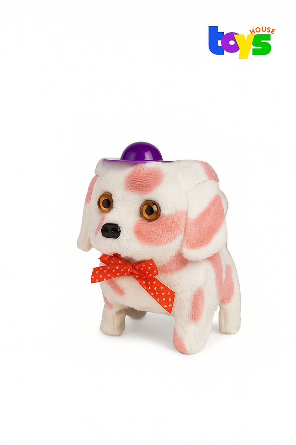 Walking & Barking Plush Dog Toy – Cute, Interactive Pet for Kids
