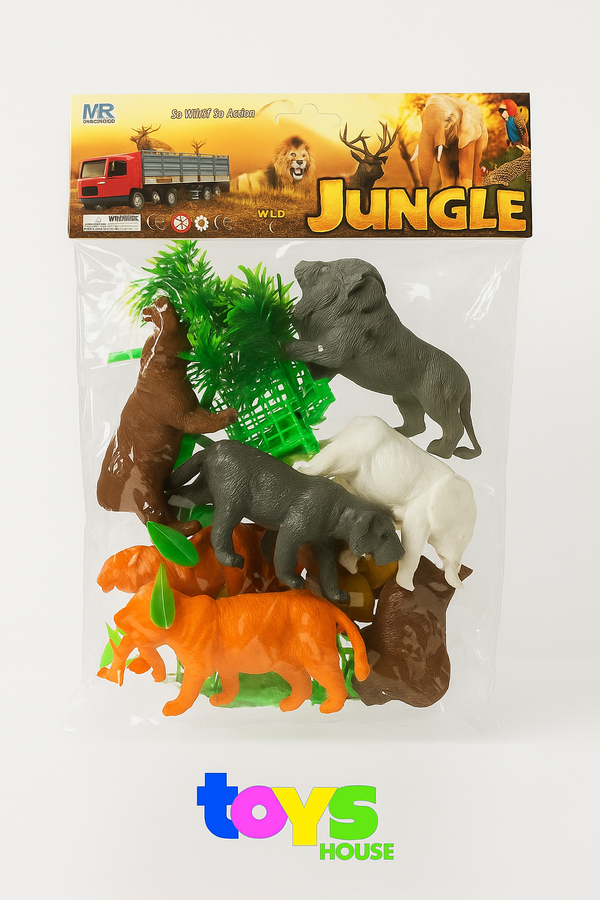 Jungle Animal Toy Set – Wild Safari Adventure
