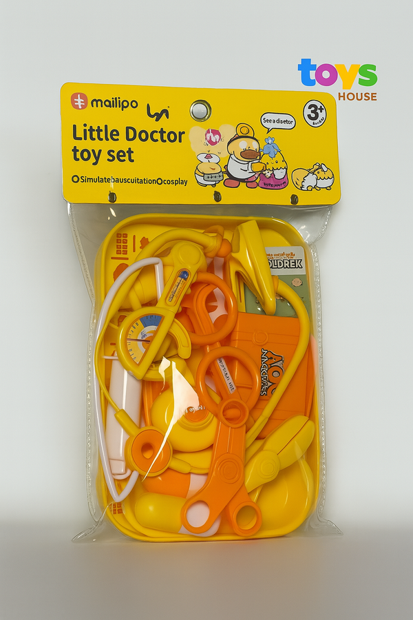 Little Doctor Toy Set – Fun Roleplay Kit for Kids (Yellow)