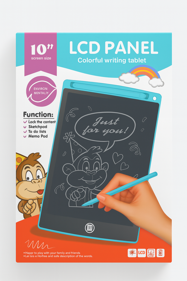 10" LCD Colorful Writing Tablet – Fun for Kids & Useful for Everyone